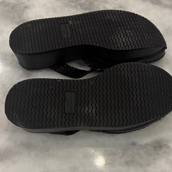 Stephane Kelian Black Platform Sandals - Picture 3 of 6